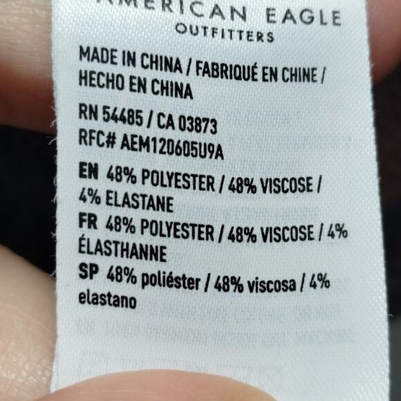 American Eagle Women Size Medium Multicolor Muted Striped Long Sleeve Mini Dress - Picture 5 of 5